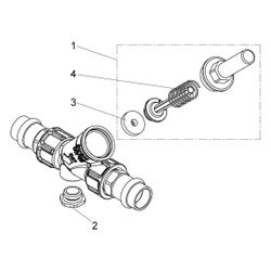 Schlösser Rückflussverhinderer mit Pressanschluss IG und ohne Entleerung, DN ... SCHLOESSER-0013281500001 4044997159637 (Abb. 1)