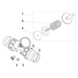 Schlösser Rückflussverhinderer mit Pressanschluss IG und Entleerung, DN 50, P... SCHLOESSER-0013385400001 4044997159828 (Abb. 1)
