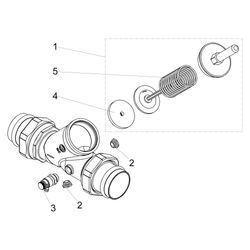 Schlösser Rückflussverhinderer mit Pressanschluss AG MULTI und Entleerung, DN... SCHLOESSER-0013875400001 4044997160398 (Abb. 1)