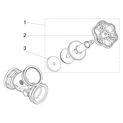 Schlösser Schrägsitzventil ohne Entleerung, mit steigender Spindel, DN 50, 2"... SCHLOESSER-0014055000001 4044997111727 (Abb. 1)