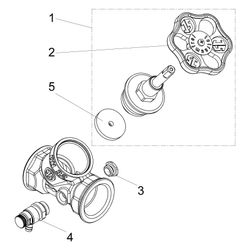 Schlösser Schrägsitzventil mit Entleerung und steigender Spindel, DN 32, 1 1/... SCHLOESSER-0014103200001 4044997112014 (Abb. 1)