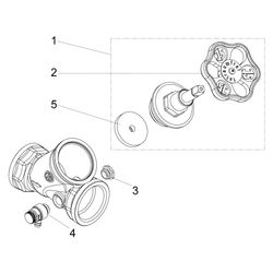 Schlösser Schrägsitzventil mit Entleerung und steigender Spindel, DN 50, 2" I... SCHLOESSER-0014105000001 4044997112090 (Abb. 1)