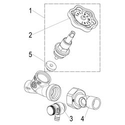 Schlösser Schrägsitzventil mit Entleerung in der Verschr., mit Lötverschr. im... SCHLOESSER-0014451500001 4044997112625 (Abb. 1)