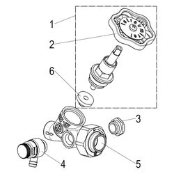 Schlösser Schrägsitzventil mit Entleerung, Lötverschraubung im Ausgang und st... SCHLOESSER-0014461500001 4044997112717 (Abb. 1)