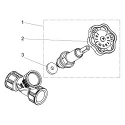 Schlösser Freistromventil mit Muffenanschluss, ohne Entleerung und mit steige... SCHLOESSER-0015051500001 4044997113448 (Abb. 1)