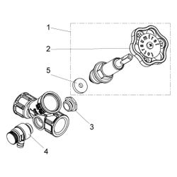 Schlösser Freistromventil Blue-tec mit Entleerung und steigender Spindel, DN ... SCHLOESSER-0015111500001 4044997114148 (Abb. 1)