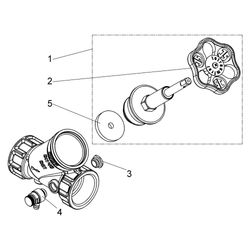 Schlösser Freistromventil Blue-tec mit Entleerung und steigender Spindel, DN ... SCHLOESSER-0015114000001 4044997114186 (Abb. 1)