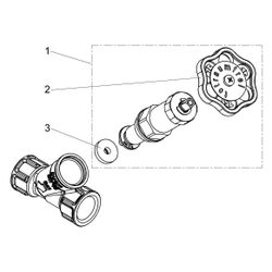 Schlösser Freistromventil Blue-tec mit Muffenanschluss, ohne Entleerung und m... SCHLOESSER-0015261500001 4044997114322 (Abb. 1)