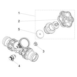 Schlösser Freistromventil mit Pressanschluss IG, Entleerung und nichtsteigend... SCHLOESSER-0015383500001 4044997171318 (Abb. 1)