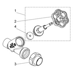 Schlösser Freistromventil ohne Entleerung, mit Lötverschraubung im Ausgang un... SCHLOESSER-0015405400001 4044997114827 (Abb. 1)