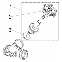 Schlösser Freistromventil Blue-tec mit Außengewinde MULTI, ohne Entleerung un... SCHLOESSER-0015444000001 4044997171479 (Abb. 1)