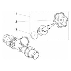Schlösser Freistromventil Blue-tec mit Pressanschluss AG MULTI, ohne Entleeru... SCHLOESSER-0015545400001 4044997171660 (Abb. 1)