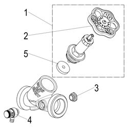 Schlösser Freistromventil mit Außengewinde für Kunststoffrohr, Entleerung und... SCHLOESSER-0015762500001 4044997116173 (Abb. 1)