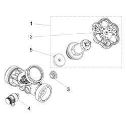 Schlösser Freistromventil mit Außengewinde MULTI, Entleerung und nichtsteigen... SCHLOESSER-0015772500001 4044997116234 (Abb. 1)