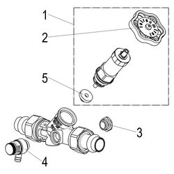 Schlösser Freistromventil mit Pressanschluss AG MULTI, Entleerung und nichtst... SCHLOESSER-0015871500001 4044997172056 (Abb. 1)