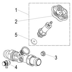 Schlösser Freistromventil mit Pressanschluss AG MULTI, Entleerung und nichtst... SCHLOESSER-0015872200001 4044997172087 (Abb. 1)