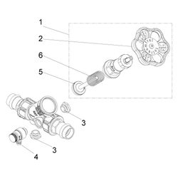 Schlösser KFR-Ventil mit Pressanschluss IG, Entleerung und nichtsteigender Sp... SCHLOESSER-0016381800001 4044997172469 (Abb. 1)