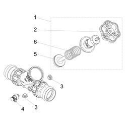 Schlösser KFR-Ventil mit Pressanschluss IG, Entleerung und nichtsteigender Sp... SCHLOESSER-0016384200001 4044997172506 (Abb. 1)