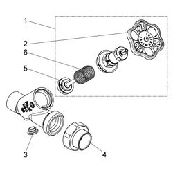 Schlösser KFR-Ventil ohne Entleerung, mit Lötverschraubung im Ausgang und nic... SCHLOESSER-0016705400001 4044997118177 (Abb. 1)