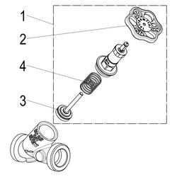 Schlösser KFR-Ventil mit Außengewinde für Kunststoffrohr, ohne Entleerung und... SCHLOESSER-0016712500001 4044997118221 (Abb. 1)