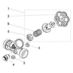 Schlösser KFR-Ventil mit Außengewinde MULTI, Entleerung und nichtsteigender S... SCHLOESSER-0016772500001 4044997118771 (Abb. 1)