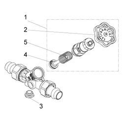 Schlösser KFR-Ventil mit Pressanschluss AG MULTI, ohne Entleerung und mit nic... SCHLOESSER-0016821500001 4044997172674 (Abb. 1)
