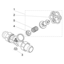 Schlösser KFR-Ventil mit Pressanschluss AG MULTI, ohne Entleerung und mit nic... SCHLOESSER-0016822800001 4044997172742 (Abb. 1)