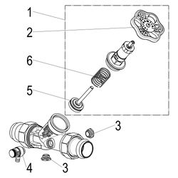 Schlösser KFR-Ventil Blue-tec mit Pressanschluss AG MULTI, Entleerung und nic... SCHLOESSER-0016892800001 4044997173121 (Abb. 1)