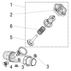 Schlösser KFR-Ventil mit Pressanschluss AG MULTI, Entleerung und nichtsteigen... SCHLOESSER-0016873500001 4044997173039 (Abb. 1)