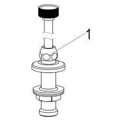 Schlösser Spülendurchführung DN 15, 1/2", mit Kupferrohren 12mm x 3/4", verch... SCHLOESSER-0017851550001 4044997121269 (Abb. 1)