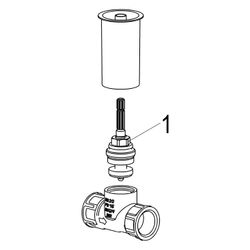 Schlösser Unterputzventil variabel, mit Einbauhilfe, DN 20, 3/4"... SCHLOESSER-0017922000001 4044997195536 (Abb. 1)