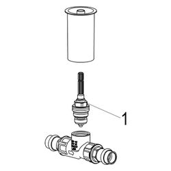 Schlösser Unterputzventil variabel, mit Einbauhilfe, Pressanschluss 15mm... SCHLOESSER-0017941500001 4044997215234 (Abb. 1)