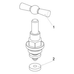 Schlösser Knebel-Oberteil mit steigender Spindel, DN 10, 3/8", EPDM-Dichtung,... SCHLOESSER-0018021000001 4044997121948 (Abb. 1)