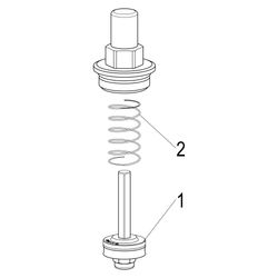 Schlösser Oberteil für Rückschlagventil, DN 15, 1/2", EPDM-Dichtung, Messing... SCHLOESSER-0018081500001 4044997122501 (Abb. 1)
