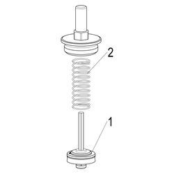 Schlösser Oberteil für Rückschlagventil, DN 25, 1", EPDM-Dichtung, Messing... SCHLOESSER-0018082500001 4044997122563 (Abb. 1)
