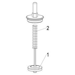 Schlösser Oberteil für Rückschlagventil, DN 50, 2", EPDM-Dichtung, Messing... SCHLOESSER-0018085000001 4044997122655 (Abb. 1)