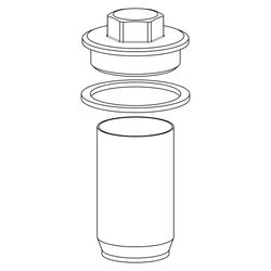 Schlösser Oberteil mit Schmutzfänger, Feinsieb, DN 40, 1 1/2", Messing... SCHLOESSER-0018094000001 4044997173794 (Abb. 1)