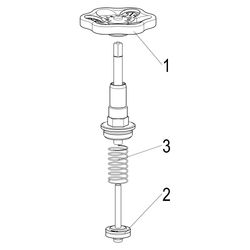 Schlösser Fettkammer-Oberteil für KFR-Ventil DIN 3502 mit steigender Spindel,... SCHLOESSER-0018192000001 4044997125106 (Abb. 1)