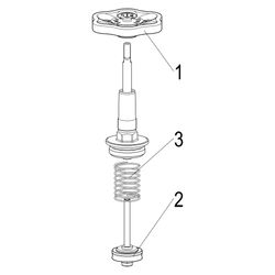 Schlösser Fettkammer-Oberteil für KFR-Ventil DIN 3502 mit steigender Spindel,... SCHLOESSER-0018192500001 4044997125205 (Abb. 1)