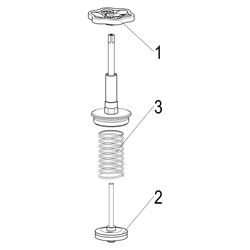 Schlösser Fettkammer-Oberteil für KFR-Ventil DIN 3502 mit steigender Spindel,... SCHLOESSER-0018195000001 4044997125458 (Abb. 1)