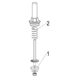 Schlösser Oberteil mit Rückflussverhinderer, DN 15, 1/2", Messing, DIN-DVGW... SCHLOESSER-0018201500001 4044997174005 (Abb. 1)
