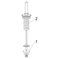 Schlösser Oberteil mit Rückflussverhinderer, DN 25, 1", Messing, DIN-DVGW... SCHLOESSER-0018202500001 4044997174043 (Abb. 1)