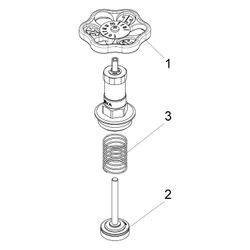 Schlösser Fettkammer-Oberteil für KFR-Ventil DIN 3502 mit nichtsteigender Spi... SCHLOESSER-0018218000001 4044997126226 (Abb. 1)
