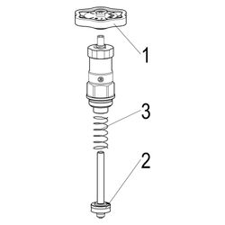 Schlösser Fettkammer-Oberteil für KFR-Ventil DIN 3502 mit nichtsteigender Spi... SCHLOESSER-0018211500001 4044997125588 (Abb. 1)