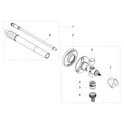 Schlösser Frost-tec Außenarmatur für Rohbau/Sanierung mit Rohrbelüfter und Rü... SCHLOESSER-0028141550001 4044997229781 (Abb. 1)