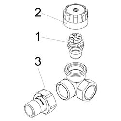 Schlösser Thermostatventil, voreinstellbar, Winkeleckform rechts, DN 20, 3/4"... SCHLOESSER-0048101550002 4044997142547 (Abb. 1)