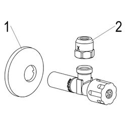 Schlösser Eckventil nicht selbstdichtend, mit Quetschverschraubung DN 10, 3/8... SCHLOESSER-0072051050001 4044997170267 (Abb. 1)