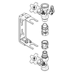 Schlösser Wasserzähler-Einbaugarnitur Kommunal mit Steigrohr, Q3 10m3/h, 1 1/... SCHLOESSER-KO22253270001 4044997251782 (Abb. 1)