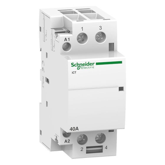 Schneider Electric Installationsschütz Acti9 iCT, 40A, 2S, 220-240V, Weiß