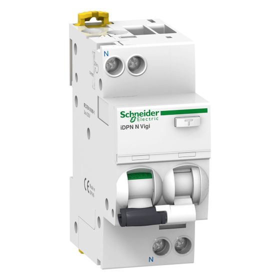 Schneider Electric FI/LS-Schalter Acti9 iDPN N Vigi, 16A B 30mA Typ A, Weiß